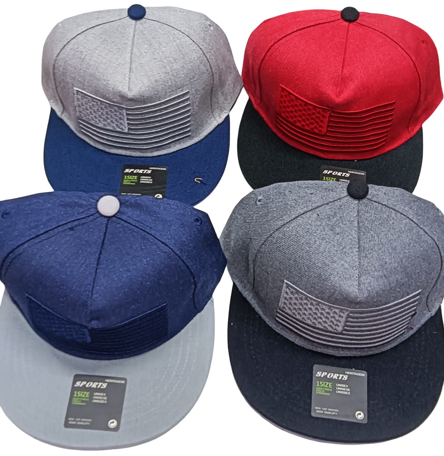 SNAPBACK CAPS –  BASEBALL HATS, ADJUSTABLE SNAPBACK FOR MEN & WOMEN SPORTS & STREET STYLE