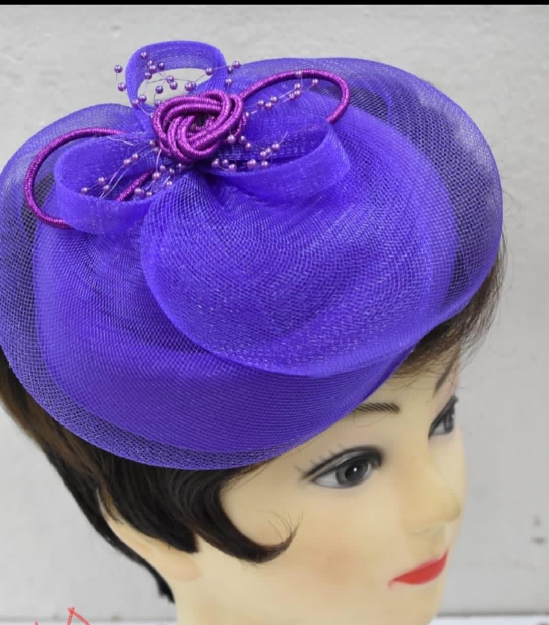 WOMEN'S CLASSY FASCINATOR HAT – ELEGANT WEDDING, TEA PARTY & FORMAL EVENT HEADPIECE
