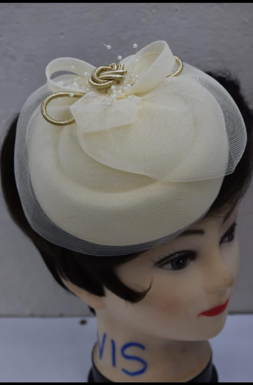 WOMEN'S CLASSY FASCINATOR HAT – ELEGANT WEDDING, TEA PARTY & FORMAL EVENT HEADPIECE