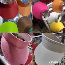 LADIES ADJUSTABLE SUMMER SUN VISOR CAP – LIGHTWEIGHT UV PROTECTION WIDE BRIM HAT FOR OUTDOOR BEACH, TRAVEL & SPORTS WEAR