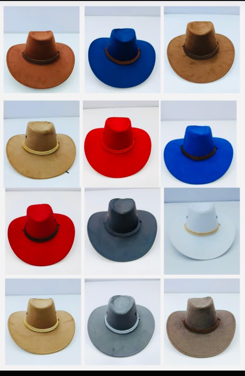 NEW ARRIVALS – PREMIUM WESTERN COWBOY HAT 🤠 CLASSIC WIDE BRIM RODEO FEDORA 🎩 FOR MEN & WOMEN 👨‍👩‍👧 STYLISH, COMFORTABLE & DURABLE DESIGN 💯