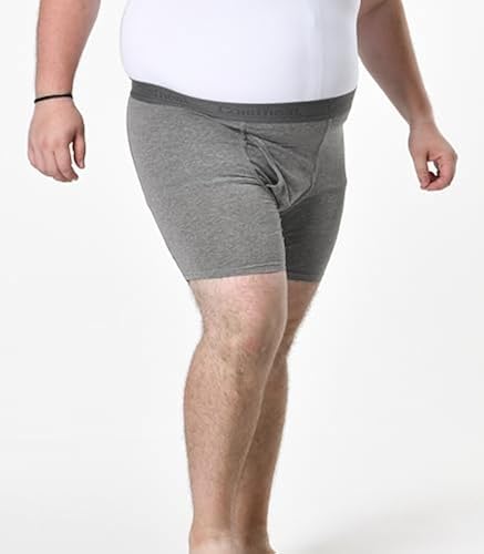 3PCS HEILLIEBAO MEN’S BOXERS – COTTON FEEL, FREE SIZE, SOFT, STRETCHY & ULTRA-COMFORTABLE UNDERWEAR