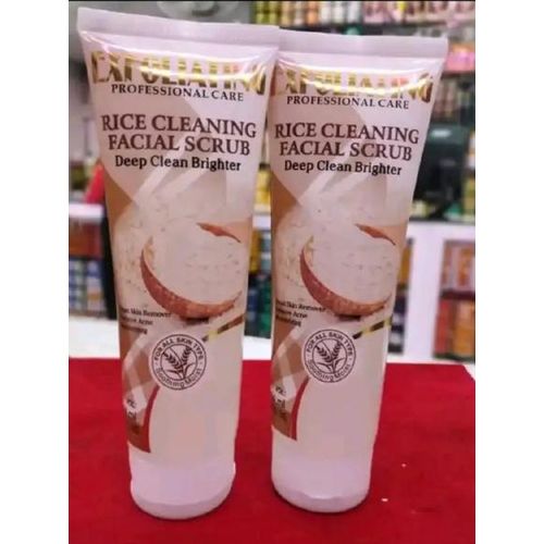 ✨ TRENDING NOW! 🌾 RICE EXFOLIATING FACE & BODY SCRUB – DEEP CLEAN 🧼, BRIGHTENING GLOW 🌟, SMOOTH & SOFT SKIN 💖, DEAD SKIN REMOVER 🧽, HYDRATING & NOURISHING 💧