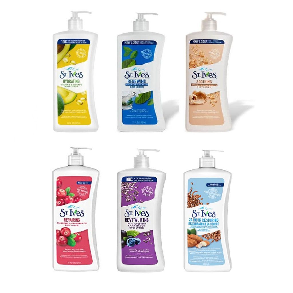 🌿 NATURAL GLOW! ✨ ST. IVES BODY LOTIONS – DEEP MOISTURIZING 💧, SOFT & SMOOTH SKIN 💖, NOURISHING FORMULA 🌿, LONG LASTING HYDRATION ⏳, HEALTHY RADIANT GLOW 🌟