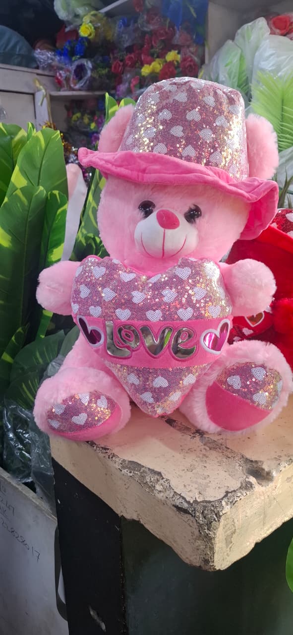 Valentine’s Day Love Teddy Bear Plush Toy – Cute Romantic Gift for Girlfriend, Boyfriend, Kids, Wife & Special Loved Ones.VALENTINES LOVE TEDDY BEAR GIFT.LOVE BEAR ,GIFT FOR KIDS AND LOVED ONES