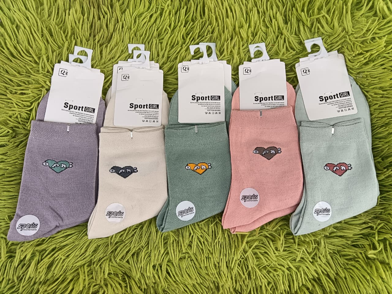 6 Pairs Cool Colours Socks – Stylish, Comfortable & Durable Socks for Kids, Teens & Adults
