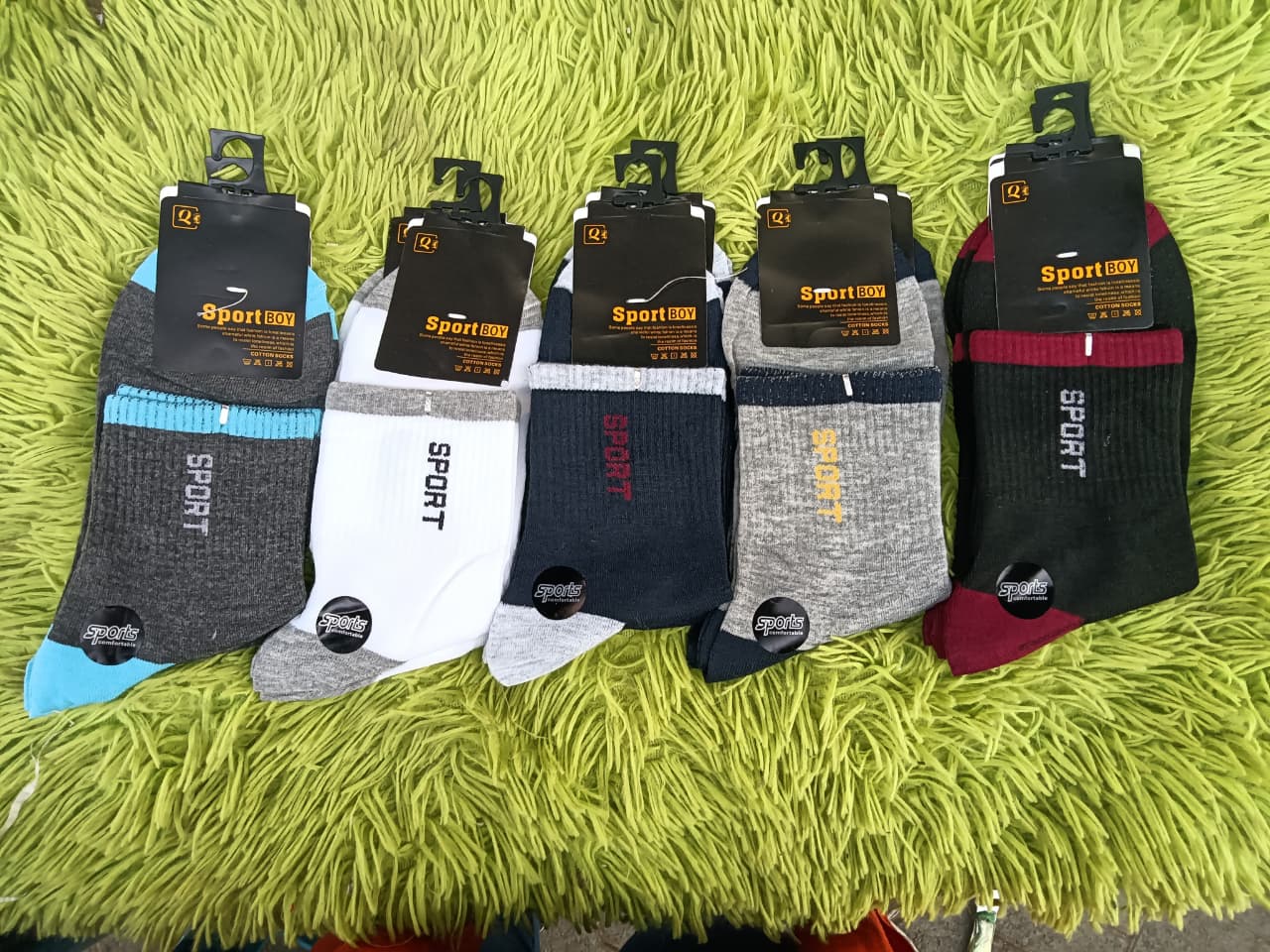 6 Pairs Cool Colours Socks – Stylish, Comfortable & Durable Socks for Kids, Teens & Adults