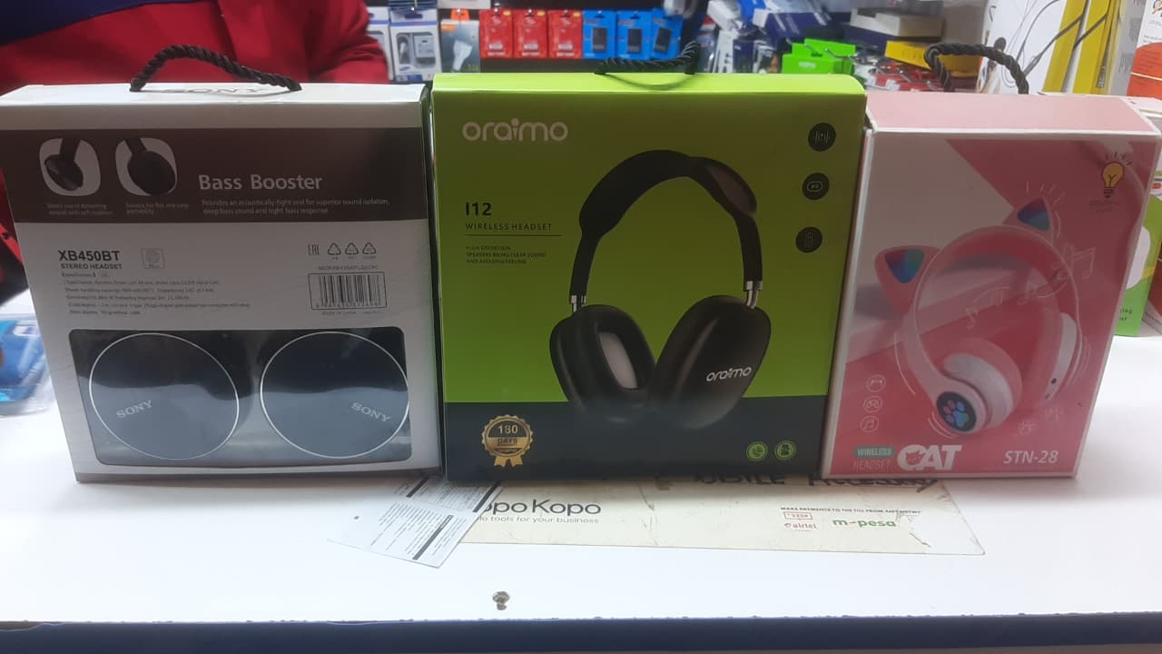 Wireless Bluetooth Headphones Collection – JBL, CAT, ORAIMO & Sony Bass Booster Stereo Headsets with Deep Bass, Built-In Mic & Long Battery life