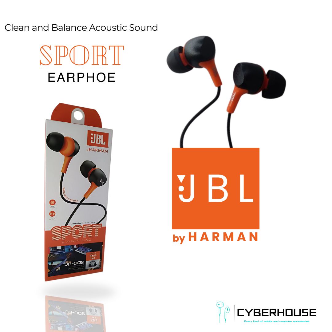 Stereo Earphones Collection – Tecno, Oraimo & JBL In-Ear Headphones with Clear Sound, Deep Bass & Built-In Microphone for Music and Calls