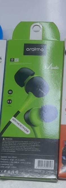 Stereo Earphones Collection – Tecno, Oraimo & JBL In-Ear Headphones with Clear Sound, Deep Bass & Built-In Microphone for Music and Calls