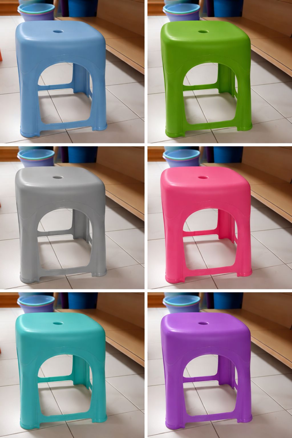 Heavy-Duty Plastic Stool – Strong, Durable Multipurpose Seating for Home, Kitchen, Office, and Outdoor Use