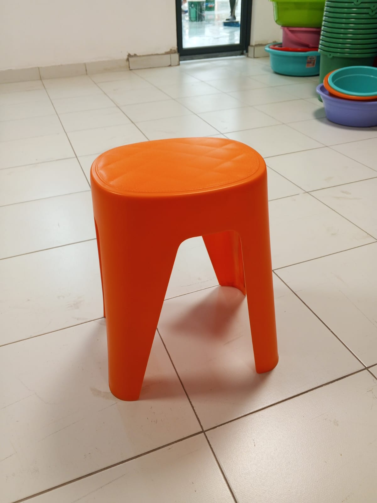 Heavy-Duty Plastic Stool – Strong, Durable Multipurpose Seating for Home, Kitchen, Office, and Outdoor Use