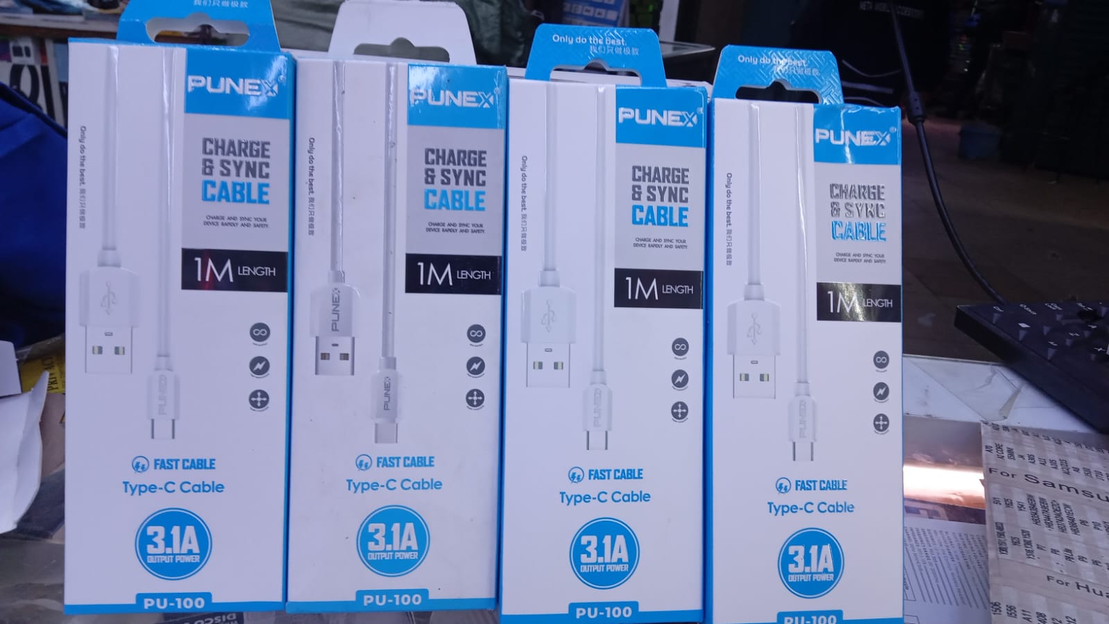 ⚡📱 PREMIUM TYPE-C FAST CHARGING & HIGH-SPEED DATA SYNC CABLES – V MEN DATA CABLE & PUNEX 1M USB-C CABLE 📱⚡POWER YOUR DEVICES FASTER AND MORE EFFICIENTLY WITH THESE PREMIUM TYPE-C DATA CABLES DESIGN