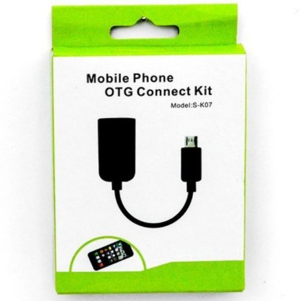 Universal Mobile Phone OTG Connect Kit S-K07 – USB to Micro USB / Type-C Adapter for Flash Drives, Keyboard & Mouse