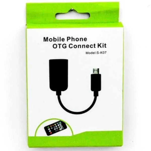 Universal Mobile Phone OTG Connect Kit S-K07 – USB to Micro USB / Type-C Adapter for Flash Drives, Keyboard & Mouse