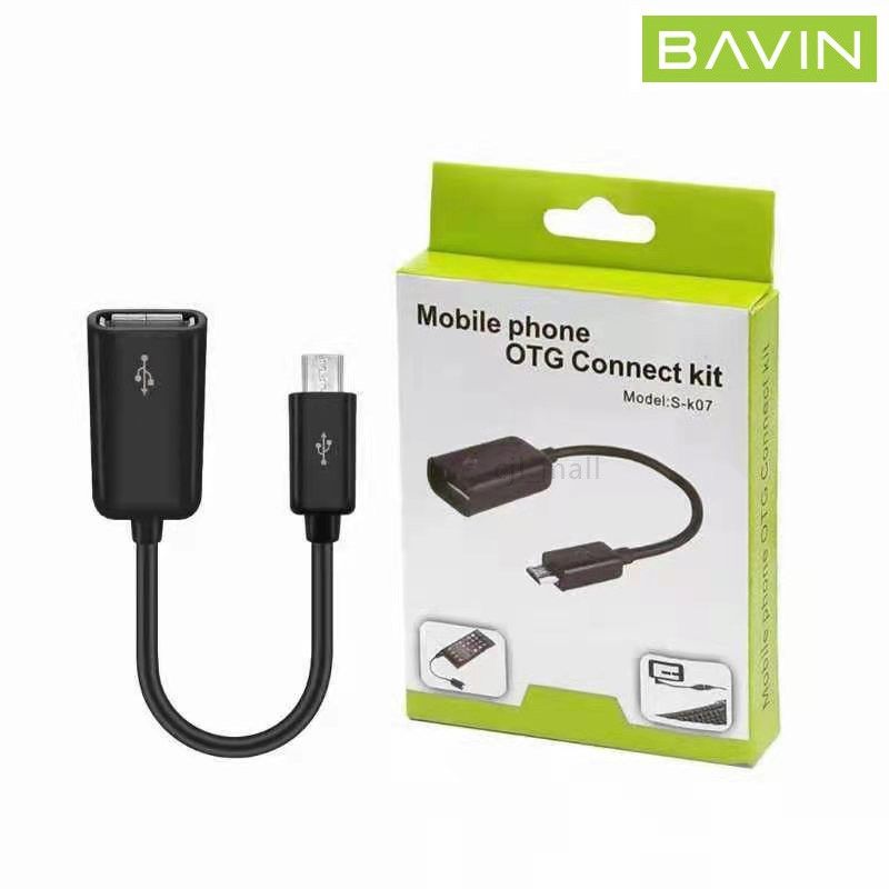 Universal Mobile Phone OTG Connect Kit S-K07 – USB to Micro USB / Type-C Adapter for Flash Drives, Keyboard & Mouse