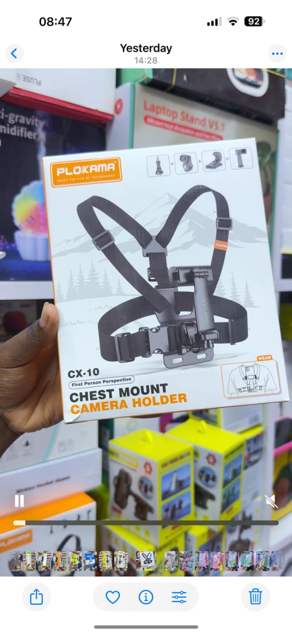 🎥🔥 CAPTURE EVERY ADVENTURE HANDS-FREE! 🔥🎥PLOKAMA CX-10 CHEST MOUNT CAMERA HOLDER 📸🏃‍♂️TAKE YOUR ACTION VIDEOS TO THE NEXT LEVEL WITH THIS ADJUSTABLE BODY STRAP HARNESS DESIGNED FOR COMFORTABLE