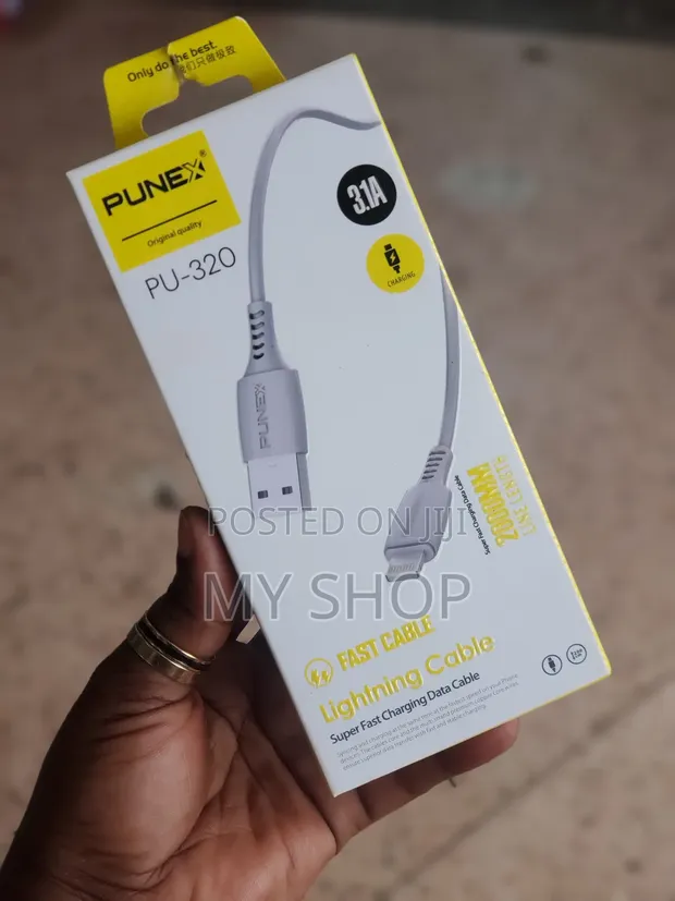 PUNEX LIGHTNING TO USB CHARGE & SYNC CABLE – FAST CHARGING & DATA TRANSFER FOR IPHONE, IPAD & IOS DEVICES