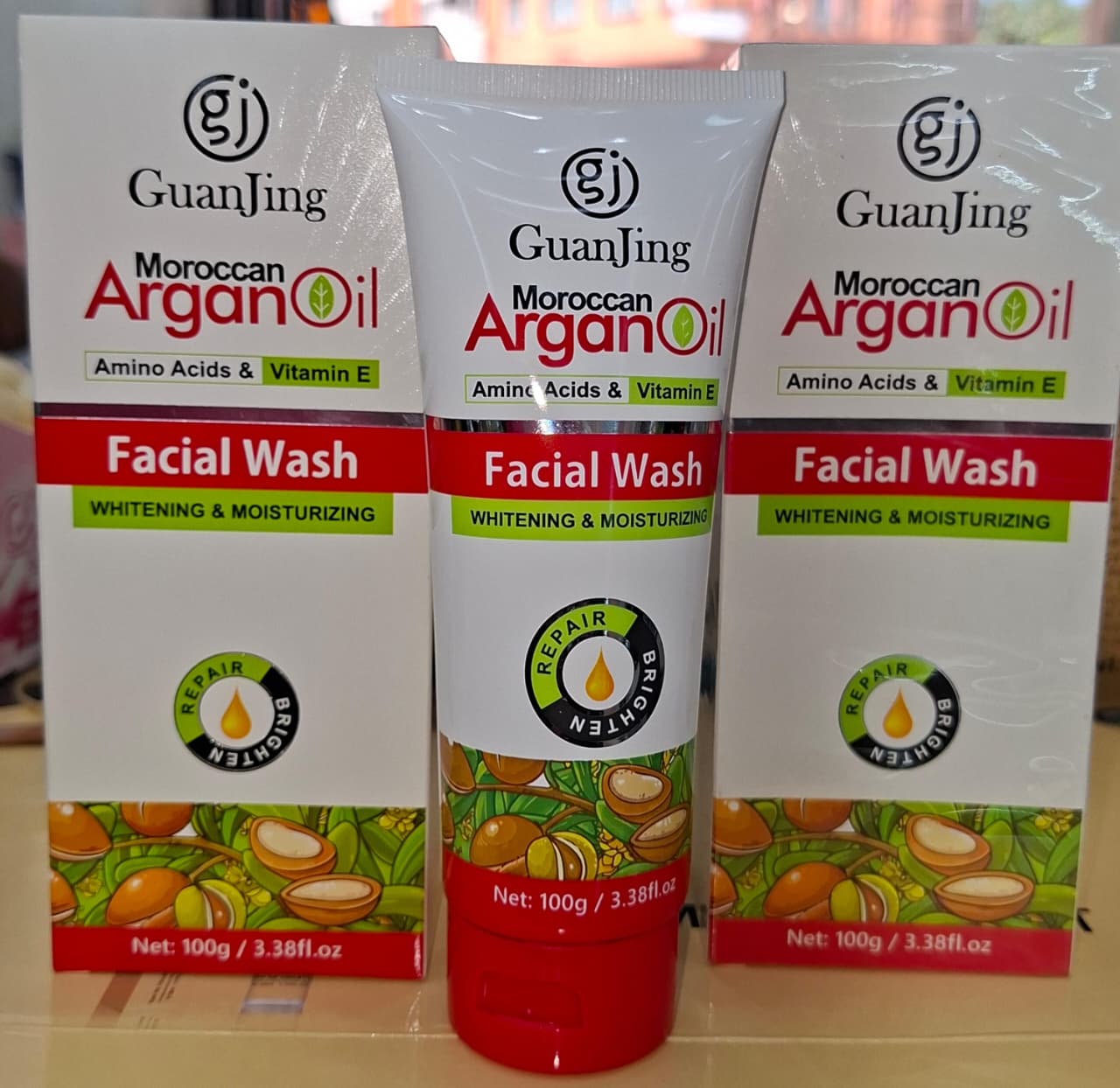 🔥 HOT SALE! ✨ ARGAN & VC FACE WASH – DEEP CLEANSING 🧼, BRIGHTENING GLOW 🌟, OIL CONTROL 💧, SMOOTH & FRESH SKIN 💖, HYDRATING & NOURISHING 🌿