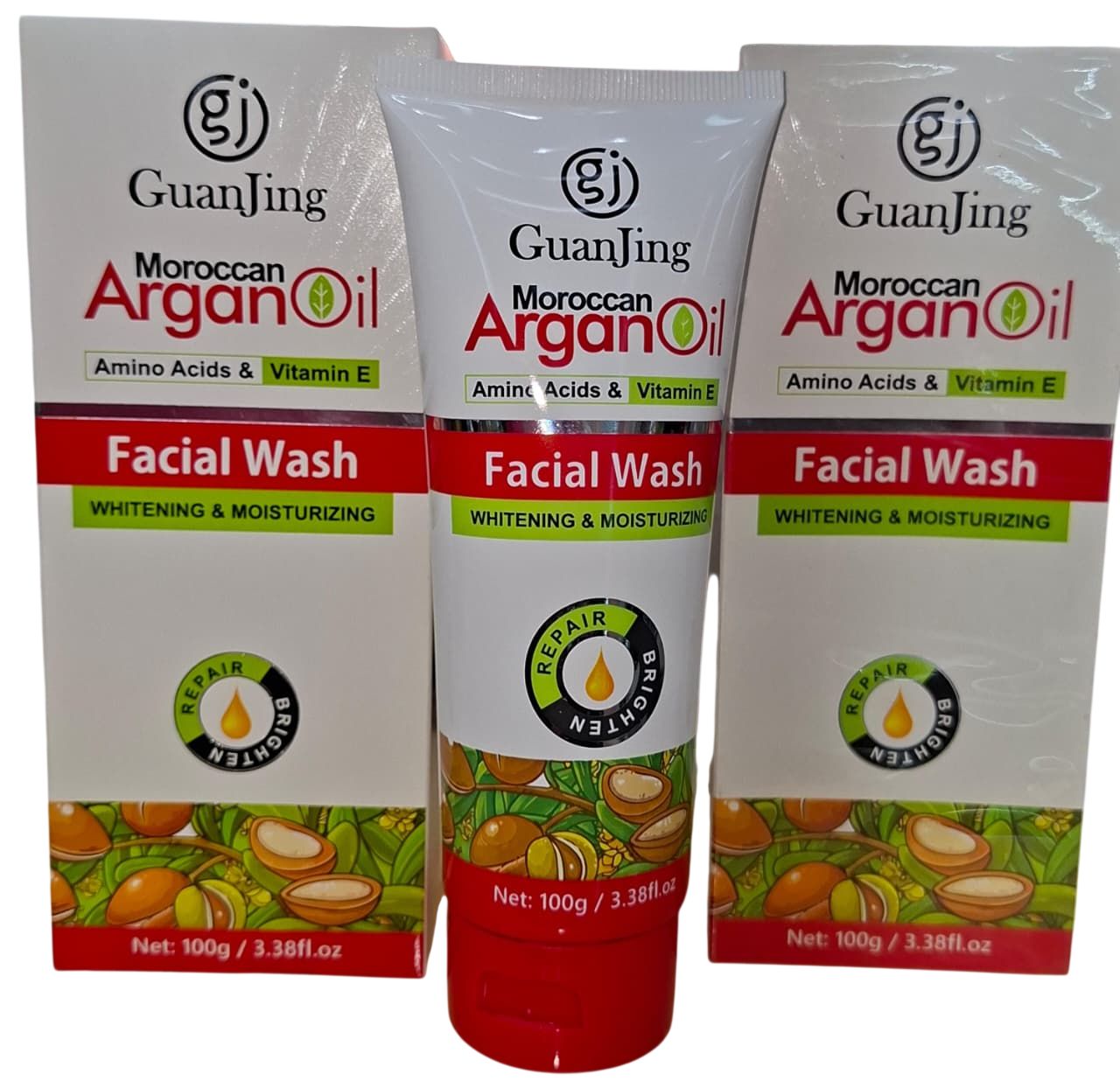 🔥 HOT SALE! ✨ ARGAN & VC FACE WASH – DEEP CLEANSING 🧼, BRIGHTENING GLOW 🌟, OIL CONTROL 💧, SMOOTH & FRESH SKIN 💖, HYDRATING & NOURISHING 🌿