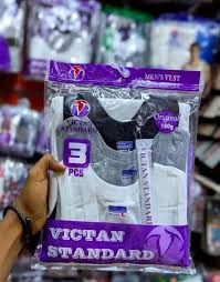 Fashion 100% Cotton Men's Fitted Vest (3Pcs) - ASSORTED