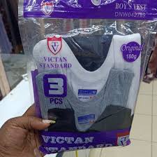 Fashion 100% Cotton Men's Fitted Vest (3Pcs) - ASSORTED