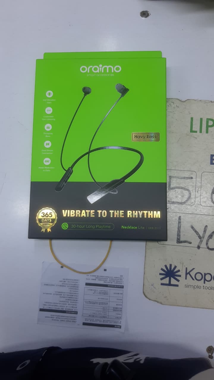 Premium Headsets Collection – U&i Liver Series, U&i Silicone Series, FPM, Oraimo Wireless, Oraimo Necklace Lite & Oraimo Superior Deep Bass Earphones with Clear Stereo Sound & Built-In Mic