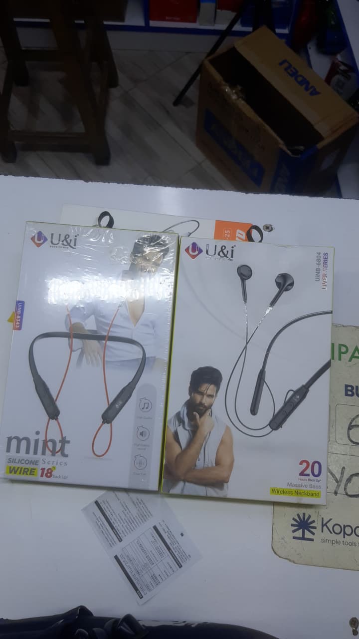 Premium Headsets Collection – U&i Liver Series, U&i Silicone Series, FPM, Oraimo Wireless, Oraimo Necklace Lite & Oraimo Superior Deep Bass Earphones with Clear Stereo Sound & Built-In Mic