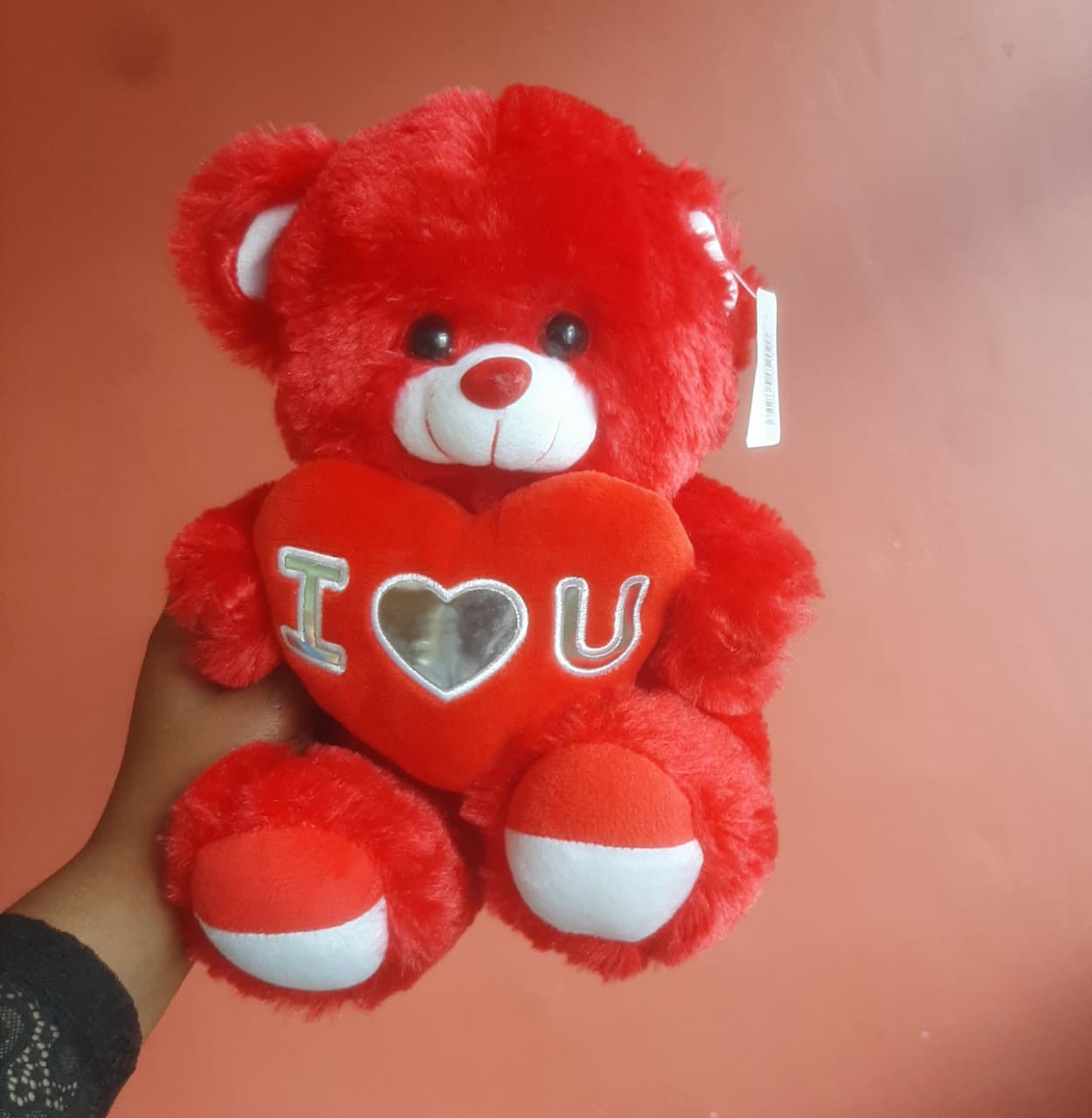 Premium Soft Red Teddy Bear with “I Love You” Heart Pillow – Cute Plush Stuffed Toy for Valentine’s Day, Birthday, Anniversary Gift for Girlfriend, Boyfriend, Kids & Loved Ones