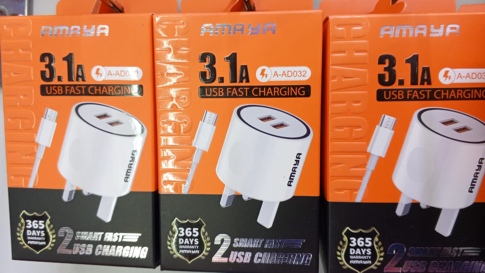 UNIVERSAL CHARGER HEADER TYPE C CHARGER, TYPE B CHARGER– 2 Way & 1 Way Fast Charging Adapters for Android Phones (Amazon, Infinix, Hoyan, itel, Amaya)