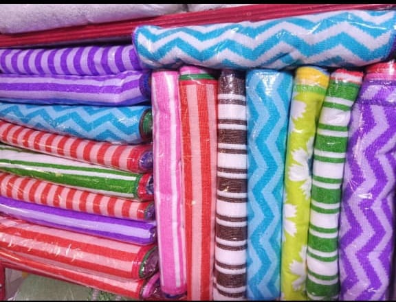 Premium Soft Cotton Bath Towels 6-Piece Set – Ultra Absorbent, Quick-Dry, Multi-Color Home Essentials