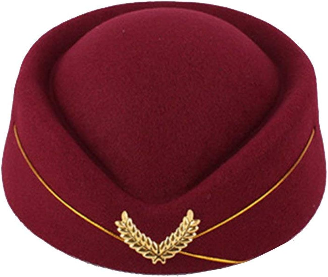 STEWARDED/ AIR HOSTESS-STYLE BERET CAP – WOMEN'S FASHIONABLE UNIFORM & CASUAL HAT ACCESSORY