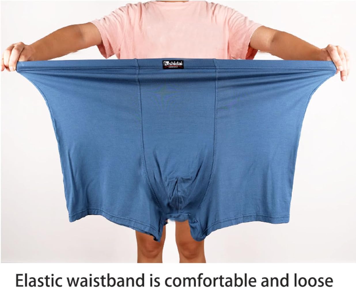 3PCS HEILLIEBAO MEN’S BOXERS – COTTON FEEL, FREE SIZE, SOFT, STRETCHY & ULTRA-COMFORTABLE UNDERWEAR