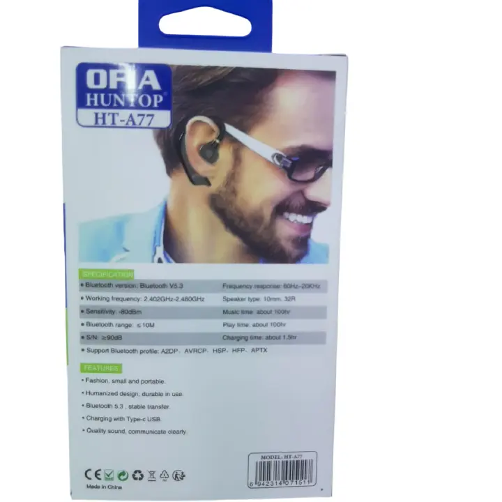 WIRELESS HEADSETS – SAMSUNG, STEREO EARPHONES & OFIA HUNTOP HT-A77, HIGH-QUALITY SOUND, BLUETOOTH & COMFORTABLE FIT