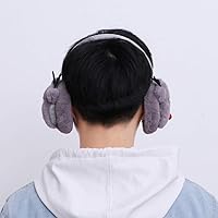 PLUSH HEADPHONES – BROWN, PINK FOR ADULTS & MULTICOLORED ELONGATED EARS FOR KIDS, SOFT COMFY OVER-EAR HEADSETS