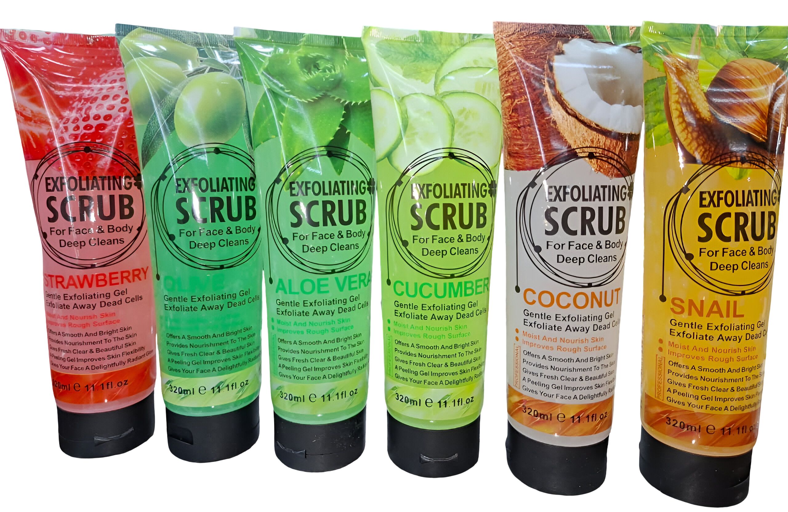 🌿✨🍓 ULTIMATE GLOW RADIANCE DEEP CLEAN EXFOLIATING FACE & BODY SCRUB 🍃🥥💦