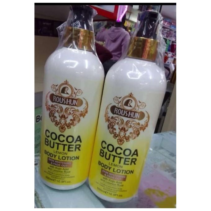 ✨ EVERYDAY GLOW! 🌟 ROUSHUN LOTION & ROUSHUN COCOA BUTTER LOTION – DEEP MOISTURIZING 💧, SMOOTH & SOFT SKIN 💖, NOURISHING CARE 🌿, EVEN SKIN TONE 🌟, LONG LASTING HYDRATION ⏳