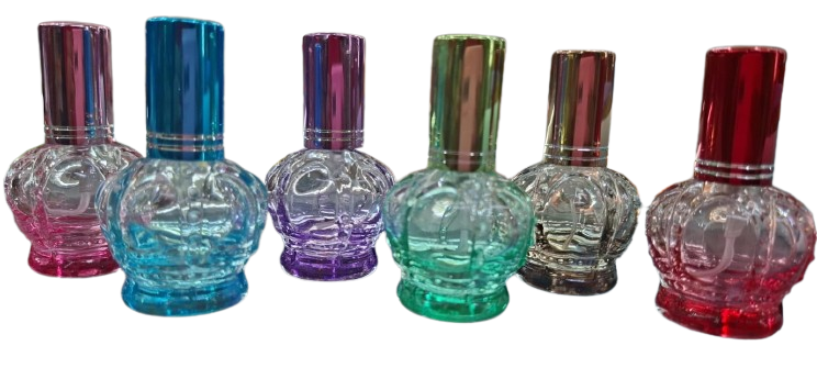 💎 3PCS 12MLS MINI REFILLABLE PERFUME BOTTLES ✨🌸 TRAVEL SIZE ATOMIZERS 💼💖