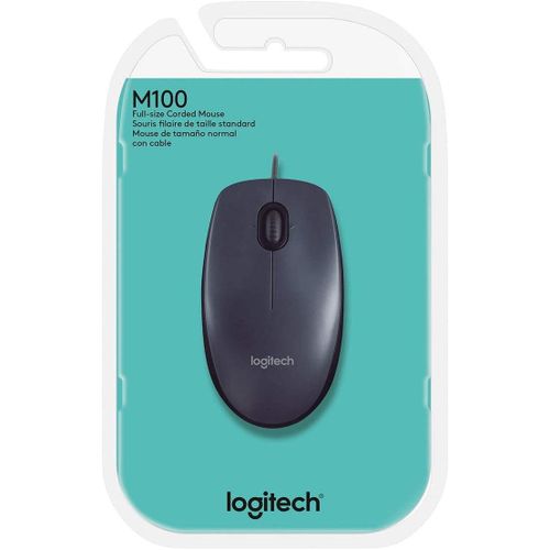 LOGITECH M100 WIRED MOUSE