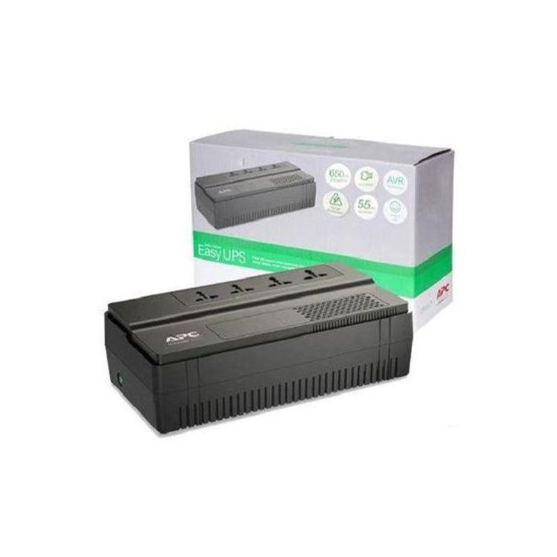 Apc Easy UPS, 650VA, Floor/Wall Mount, 230V, 6x IEC C13 Outlets, AVR, Black