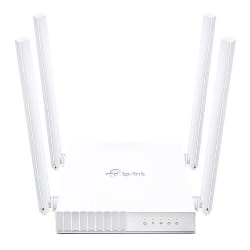 TP Link Archer C24 AC750 Mbps Dual-Band, WiFi Wireless Router, Multi Mode, 4 Antennas, Ipv6 Supported, Parental Controls, Guest Network, Smooth HD Streaming, White