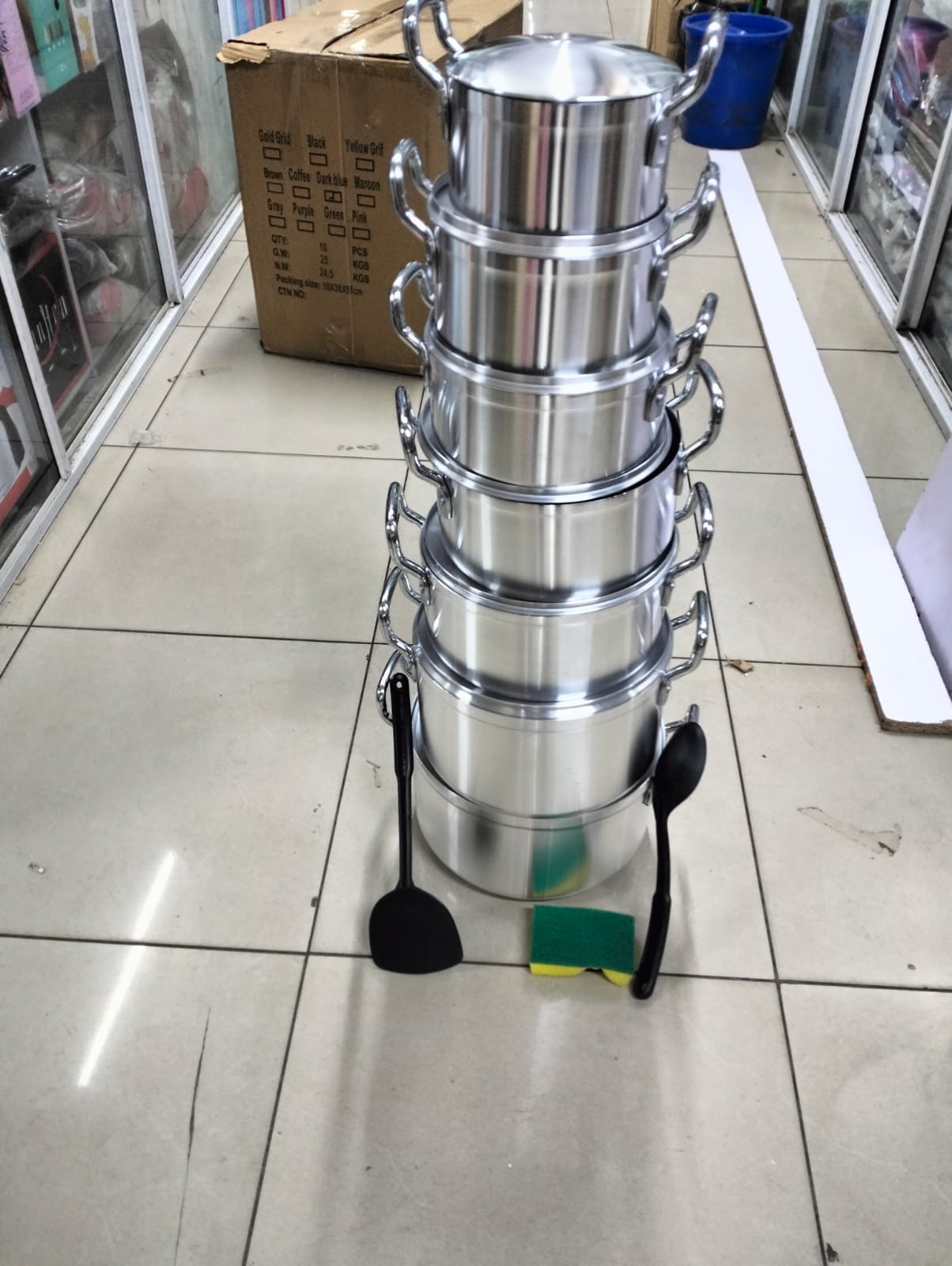 Tornado Tc 14-Pcs Aluminium Cookware Set