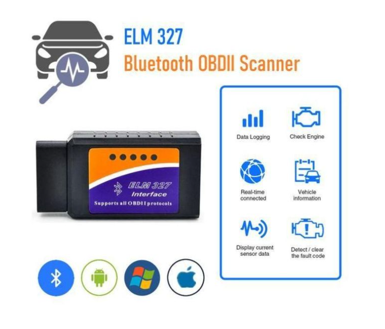 Auto Bluetooth Diagnostic Scanner ELM327