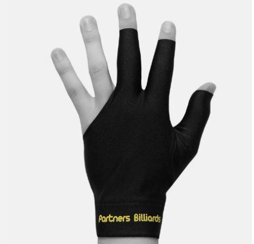 Partners Billiards Glove 3 fingers, Black