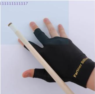 Partners Billiards Glove 3 fingers, Black