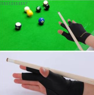 Partners Billiards Glove 3 fingers, Black