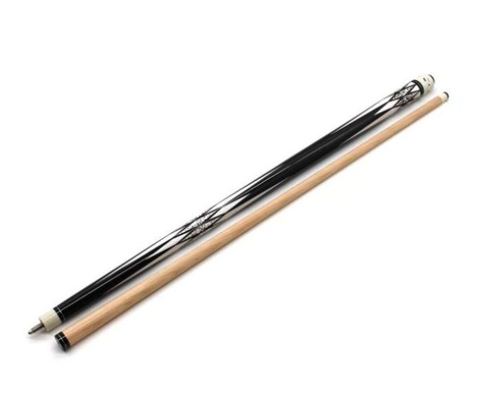 American Billiard Pool Cue Stick 1/2 Red Blue Buff Cue 57" 13mm Tip