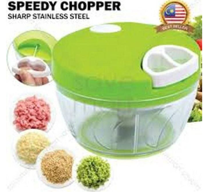 Portable Manual Hand Pull String Vegetable/ Food Chopper For Salad, Garlic, Onion Spin Cutter