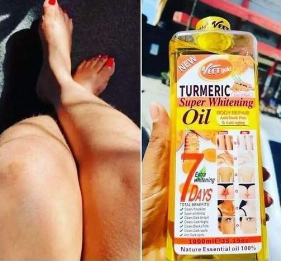 VEET GOLD Tumeric Oil Whitening & Brightening Body Oil