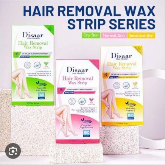 Disaar 20 Pieces Wax Strip (random Color)